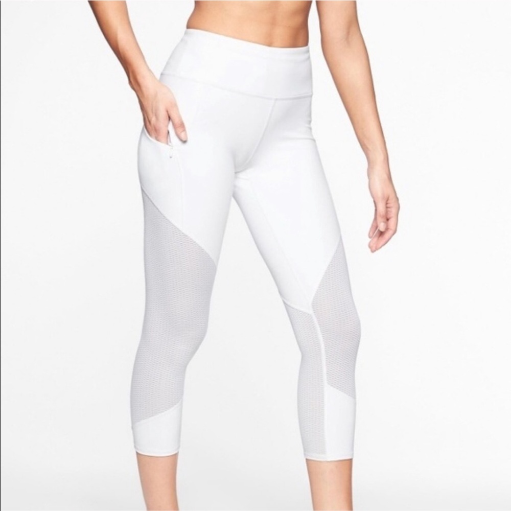 White Athleta Leggings